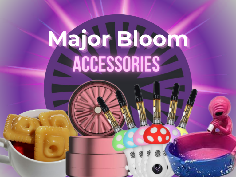 Major Bloom's Unique Cannabis Accessories — Mushroom Batteries, Alien Ash Trays, and More!
